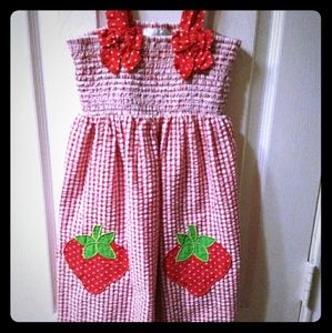 Summer strawberry dress